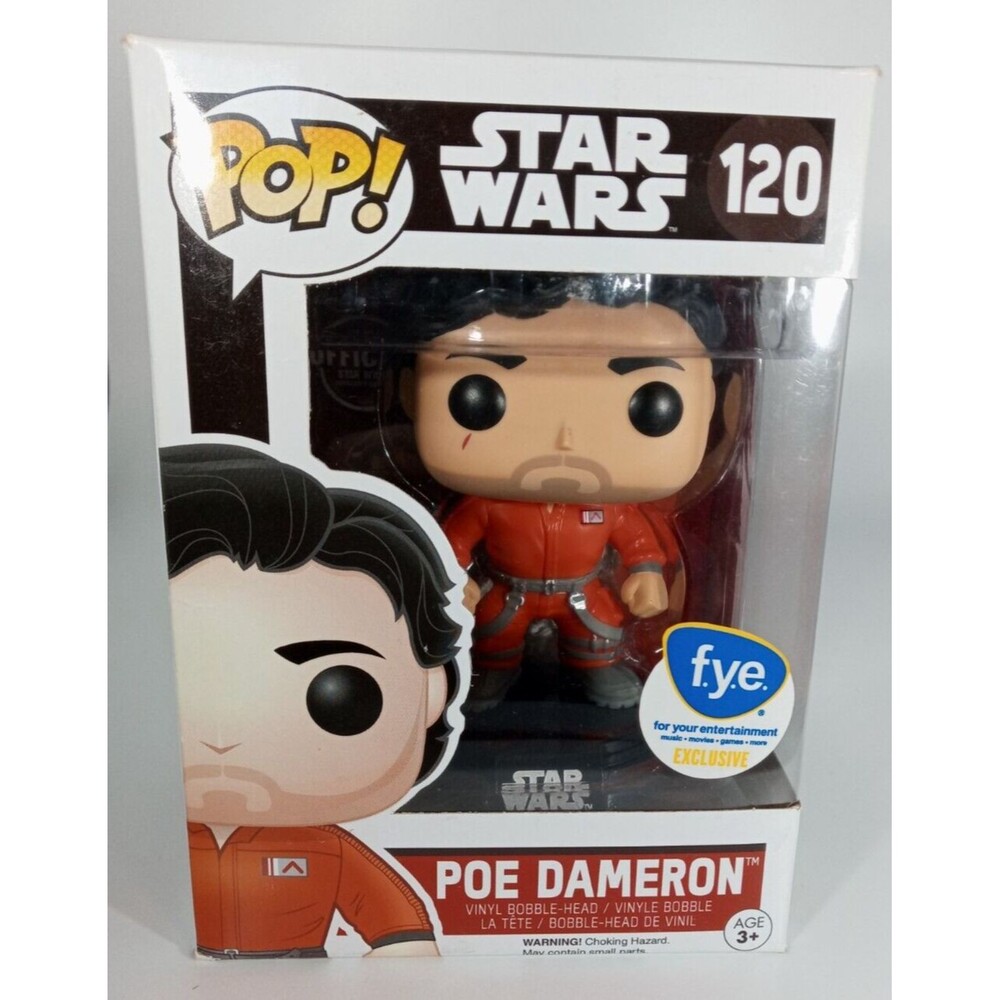 FUNKO POP! STAR WARS - THE FORCE AWAKENS - POE DAMERON #120 NOB